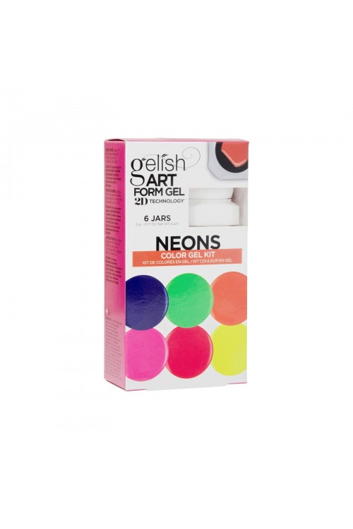 Gelish Art Form Gel - NEONS Color Gel Kit - Συσκ. 6τμχ