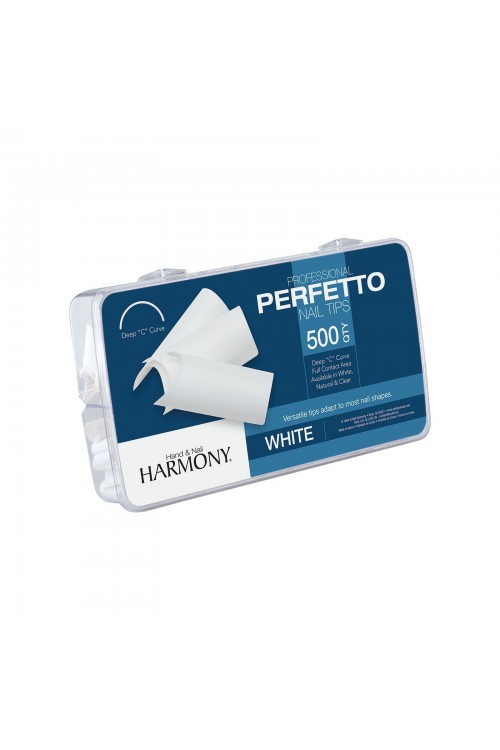 Harmony ProHesion PERFETTO Nail Tips WHITE - Συσκ. 500τμχ