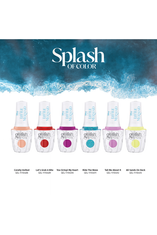 Gelish - Splash Of Color (Καλοκαίρι 2023) - Συλλογή 6τμχ
