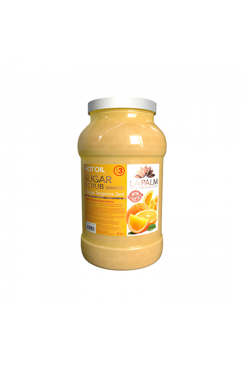 La Palm Hot Oil Sugar Scrub - Orange Tangerine Zest 3785g