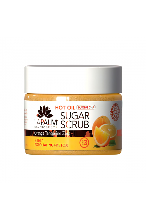 La Palm Hot Oil Sugar Scrub - Orange Tangerine Zest 340g