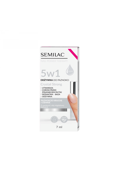 Semilac Nail Power Therapy 5in1 Crystal Strong 7ml