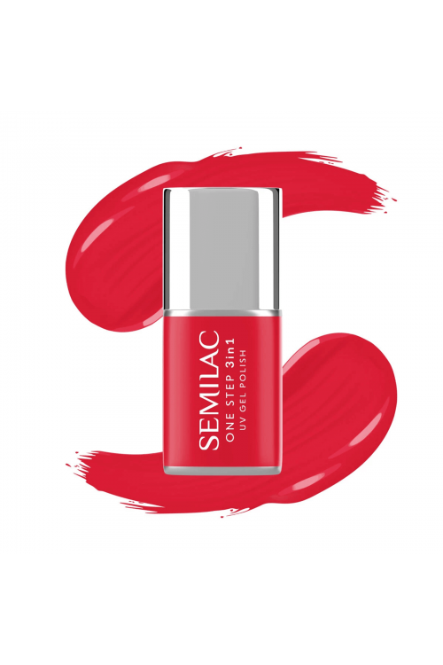 Semilac One Step Hybrid 3in1 - Scarlet 7ml