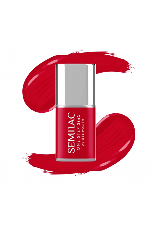 Semilac One Step Hybrid 3in1 - Pure Red 7ml