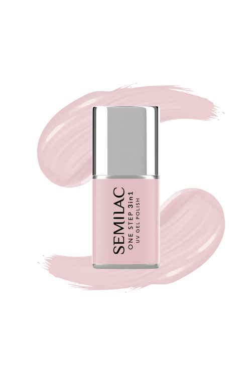 Semilac One Step Hybrid 3in1 - Barely Pink 7ml