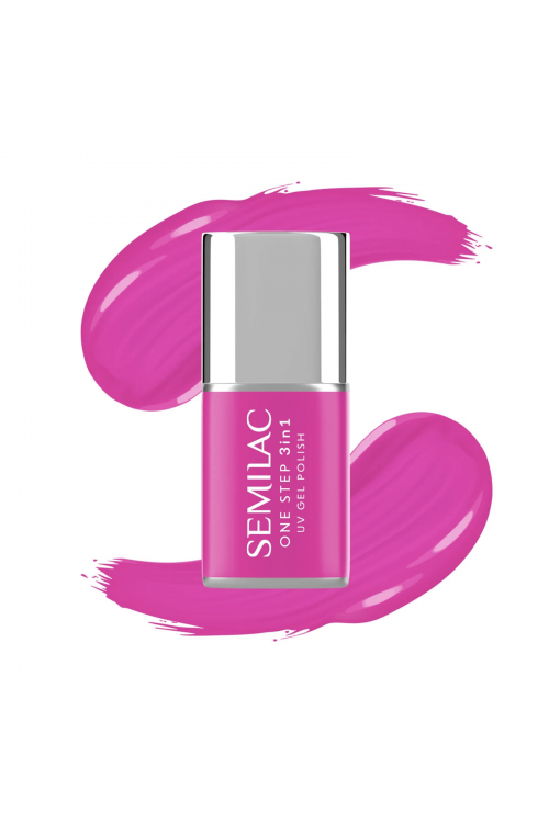 Semilac One Step Hybrid 3in1 - Pink Purple 7ml