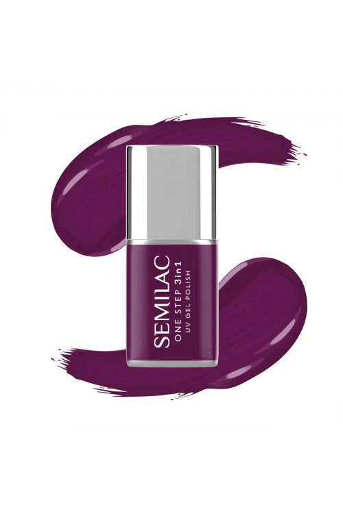 Semilac One Step Hybrid 3in1 - Plum Wine 7ml