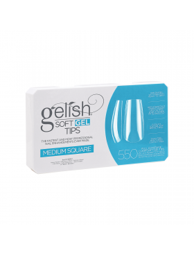Gelish Soft Gel MEDIUM SQUARE Tips - Συσκ. 550τμχ