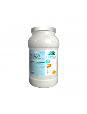 La Palm Hot Oil Sugar Scrub - Milk and Honey 3785g