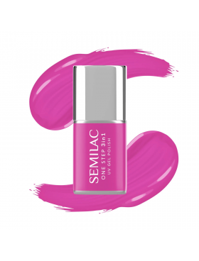 Semilac One Step Hybrid 3in1 - Pink Purple 7ml