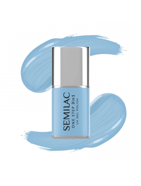 Semilac One Step Hybrid 3in1 - Baby Blue 7ml